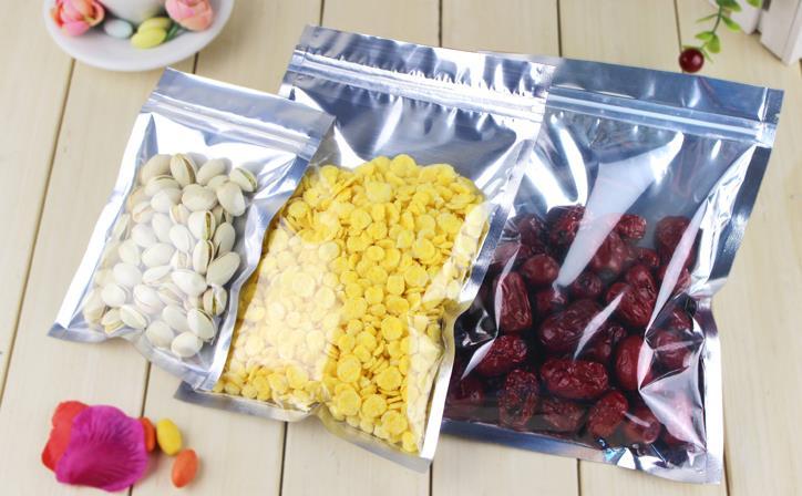 Zip Lock  Plastic Food Packaging Bag A4